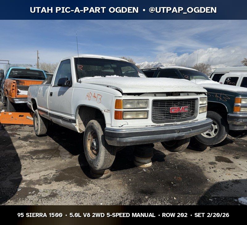 1995 GMC Sierra 1500 Parts - UTPAP Ogden