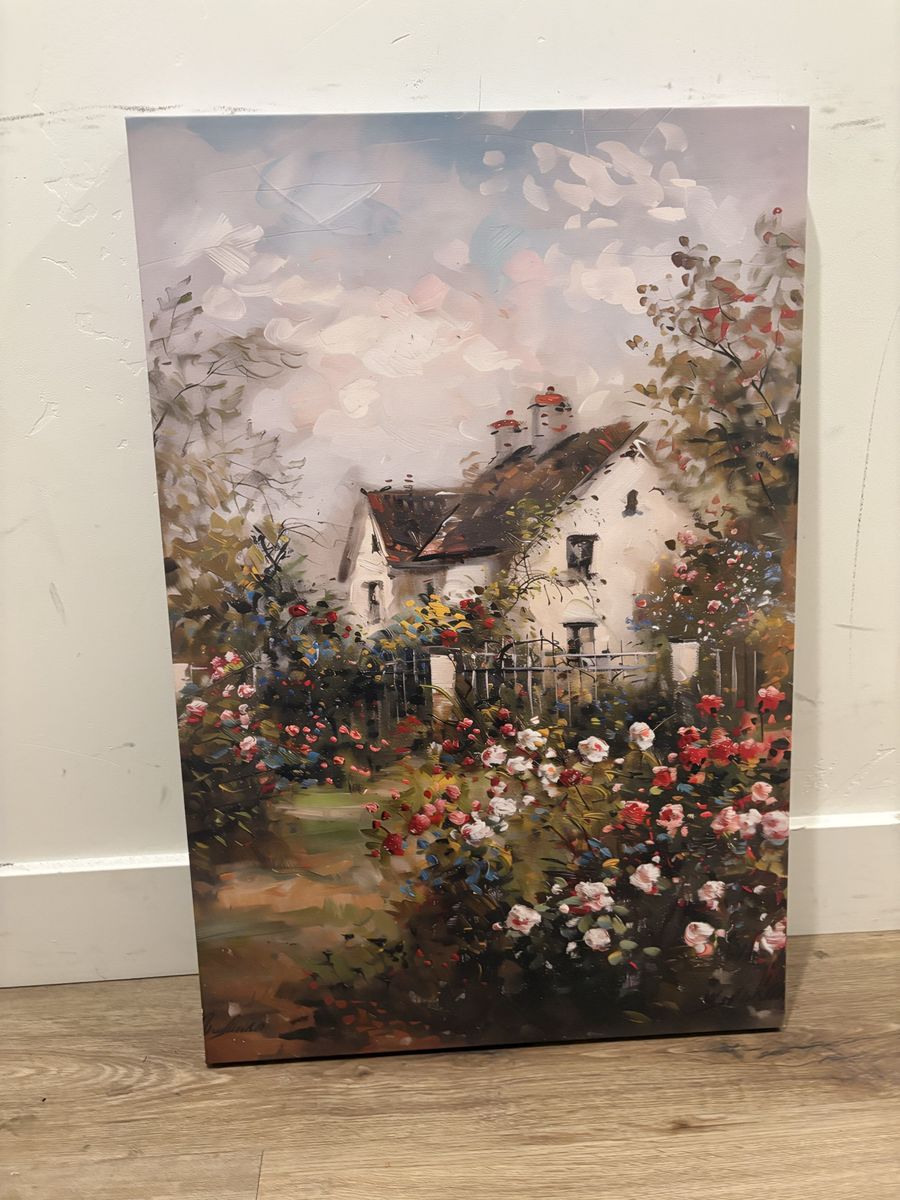 Canvas countryside house