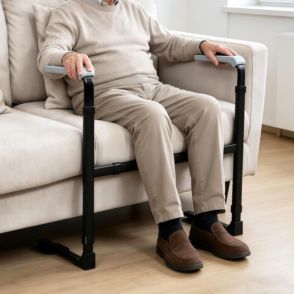 NEW Mobility Standing Aid Rail for Couch - Couch Stand Assist for Elderly Adults Safety HDB-504J