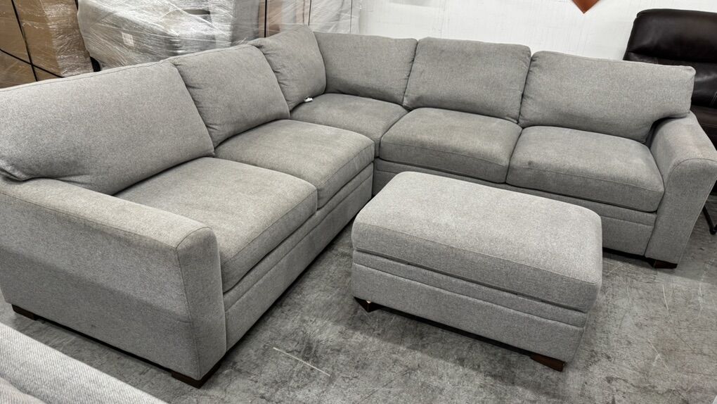 Sofa Sectional Fabric Ottoman