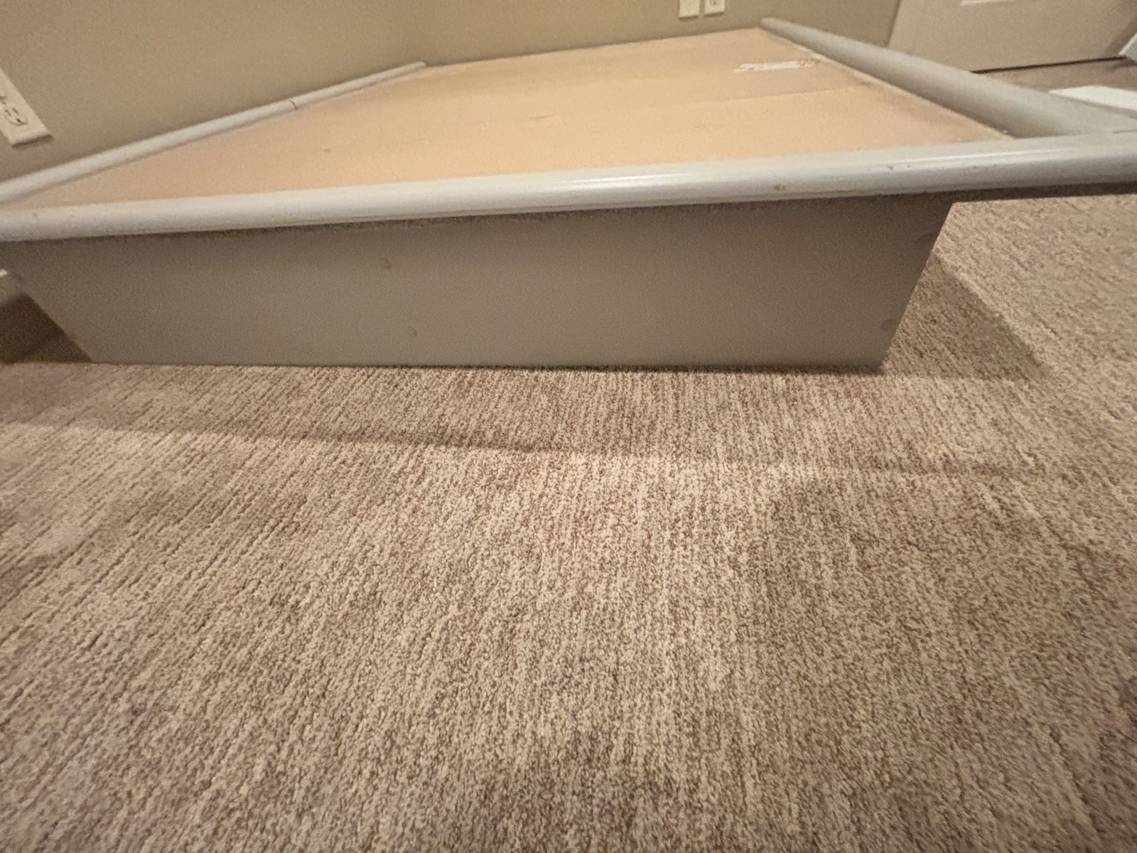 Full Size Platform Bed Frame - Grey