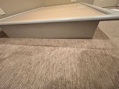 Full Size Platform Bed Frame - Grey