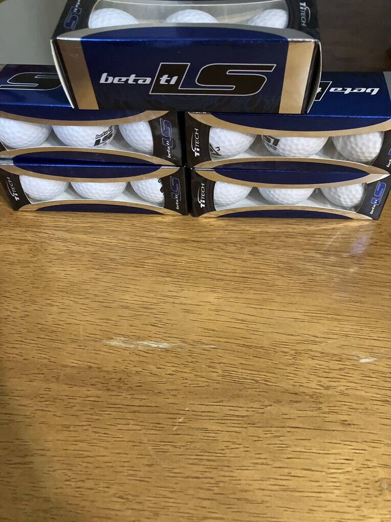 5 3 Packs TiTech Beta LS Golf Balls