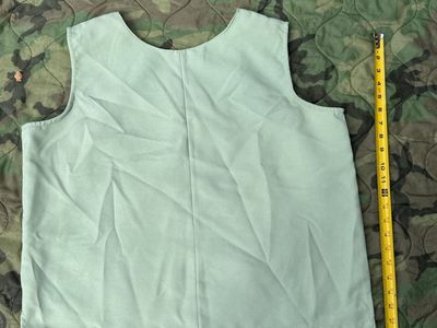 Sara Morgan for Haband Embroidered Shell - Mint Green, Size XL Petite