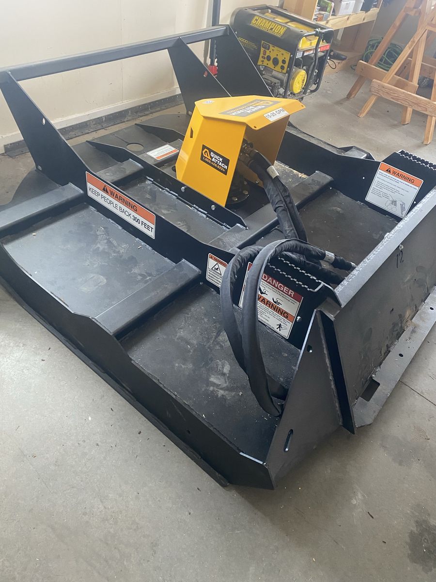 Quick attach mega mower X