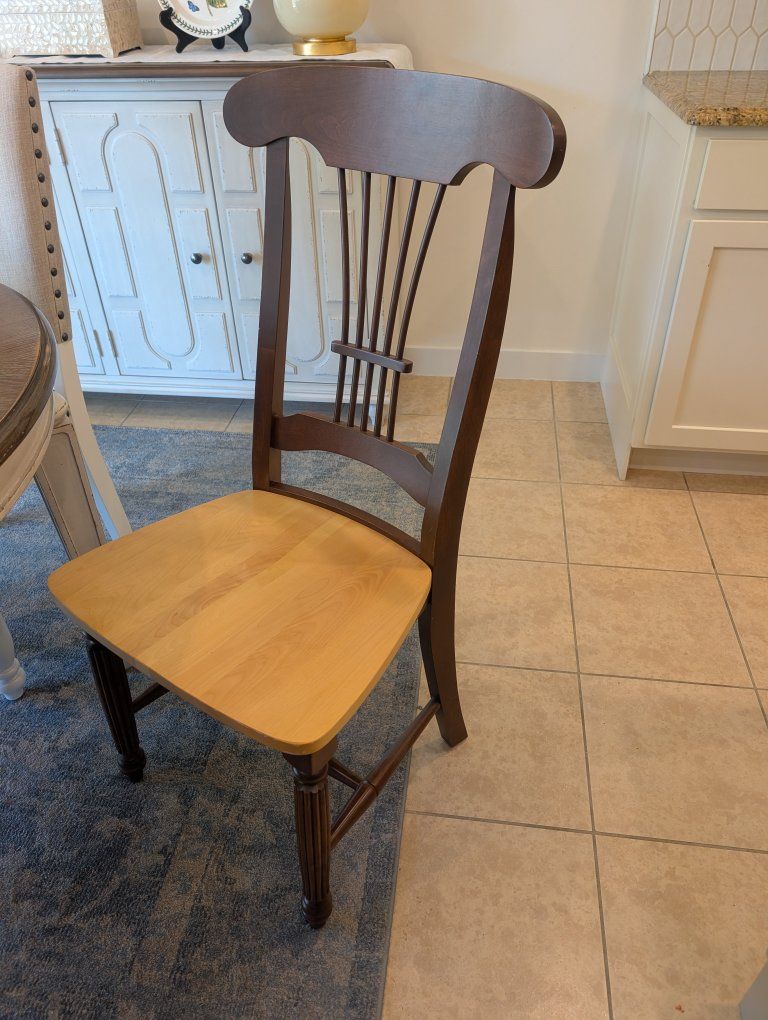 4 Wood Dining chairs
