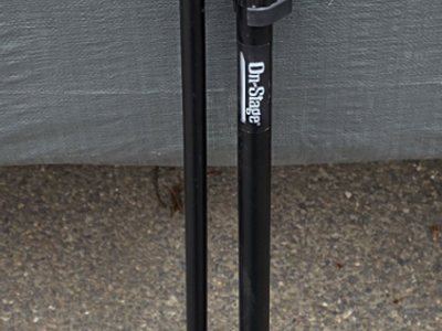 On-Stage MS7701B Euro Boom Microphone Stand With Optional Head - Black