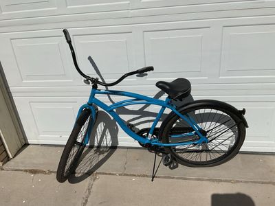 Cranbrook Blue Cruiser Bike - Single Speed, Comfortable Ride