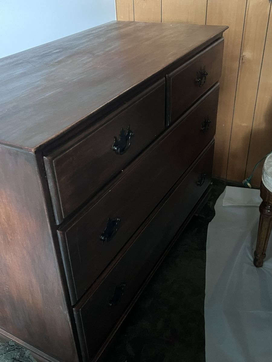 Vintage hardwood dresser