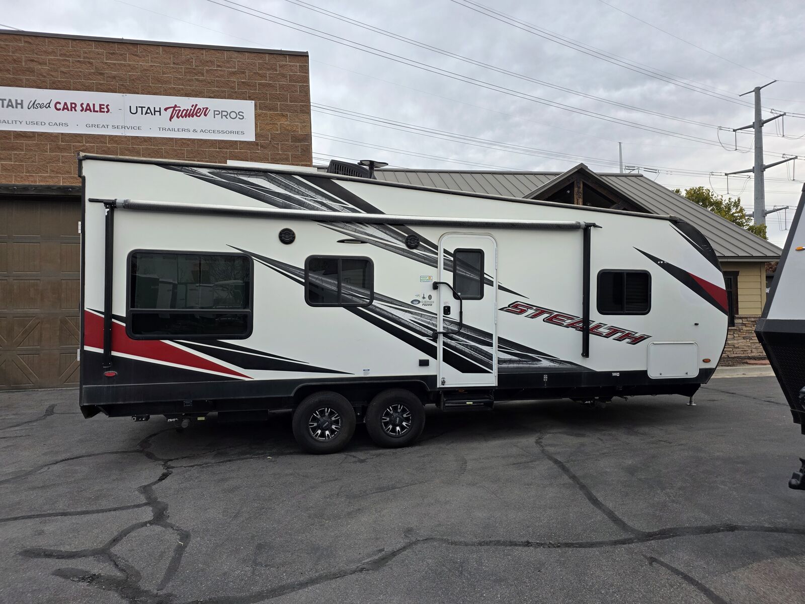 Stealth FQ2313 Toy Hauler Travel Trailer Bumper Pull,Generator,Fuel Station