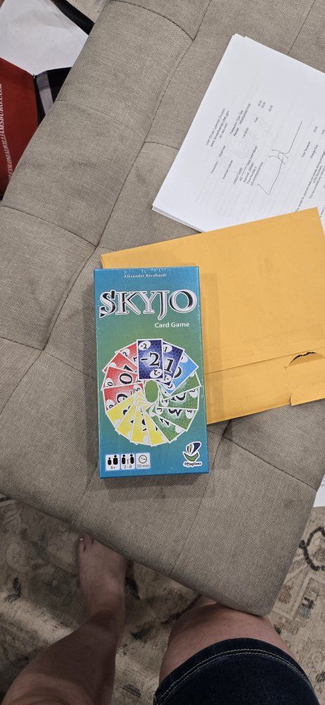 SKYJO Card Game by Magilano - Fun Family Game for 2-8 Players, Ages 8+