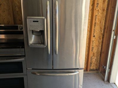 used Maytag Stainless Steel Fridge 22cf