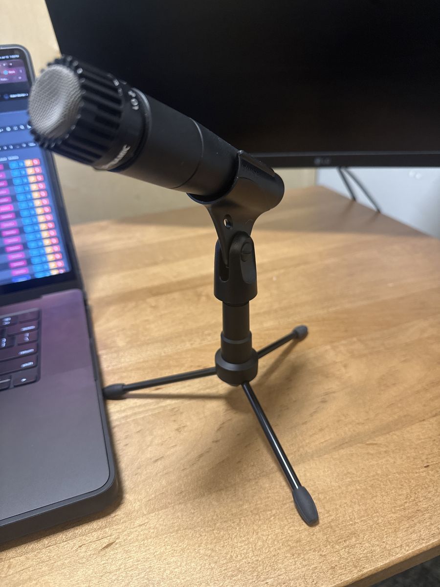 Shure SM57 Wired Dynamic Instrument Microphone with Tripod Stand