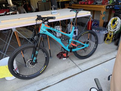 Yeti Cycles - SB6 Carbon GX Eagle Complete Mountain Bike - 2018 Turquoise, XL