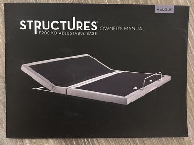 Malouf King 11” Latex Hybrid bed and adjustable base