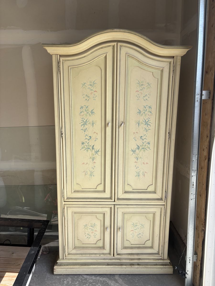 Dresser, hutch, and night stand