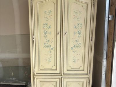 Dresser, hutch, and night stand