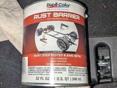 RUST BARRIER PAINT NEW BLACK