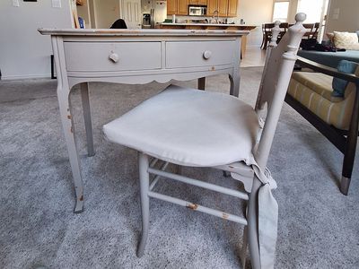 Desk with chair