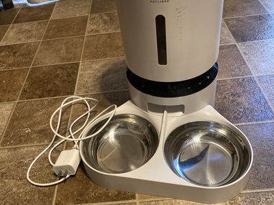 Petlibro Automatic Pet Feeder with Two Stainless Steel Bowls & Programmable Timer