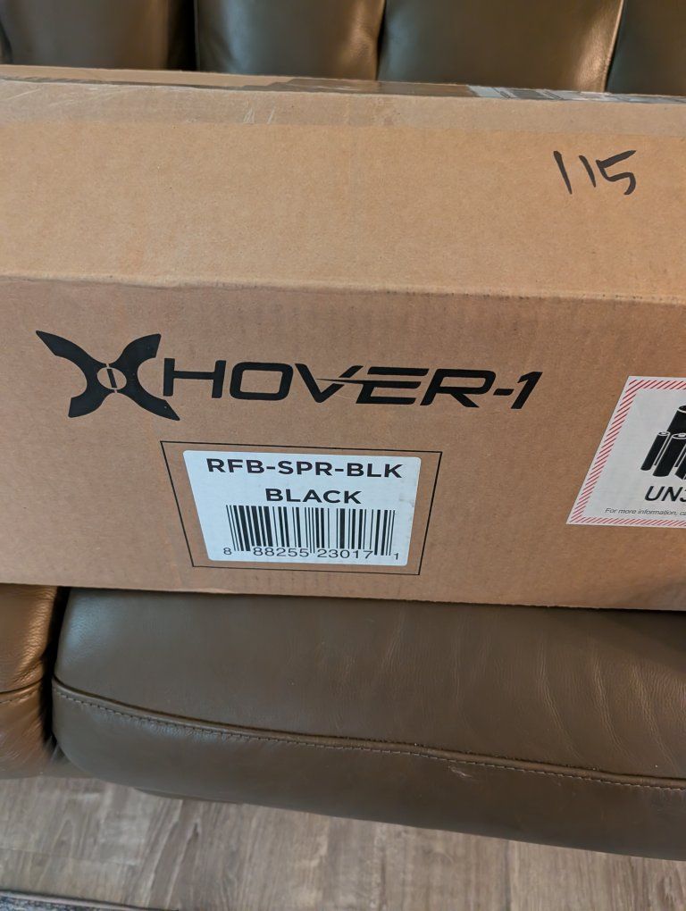 Hover-1 Superstar Electric Scooter Hoverboard w/ Bluetooth Speaker & App Control Black