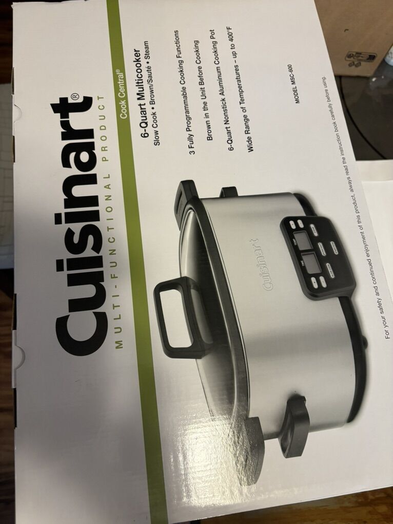Cuisinart 6 Quart Multicooker NIB