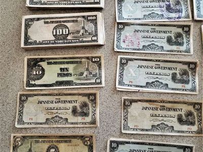 WW2 Japanese Government Issued Philippine Pesos
