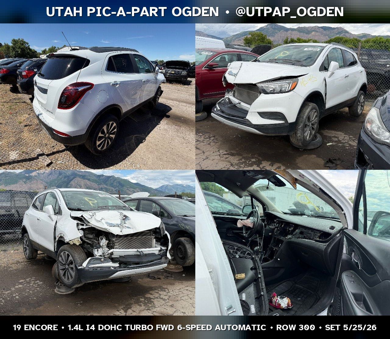 2019 Buick Encore Parts - UTPAP Ogden