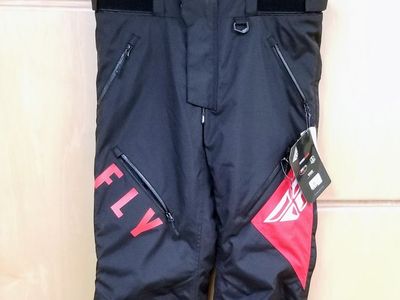 Fly Racing SNX Pro Snow Bib (Black/Red, X-Large Tall) (470-6401XT-L-BIN4)