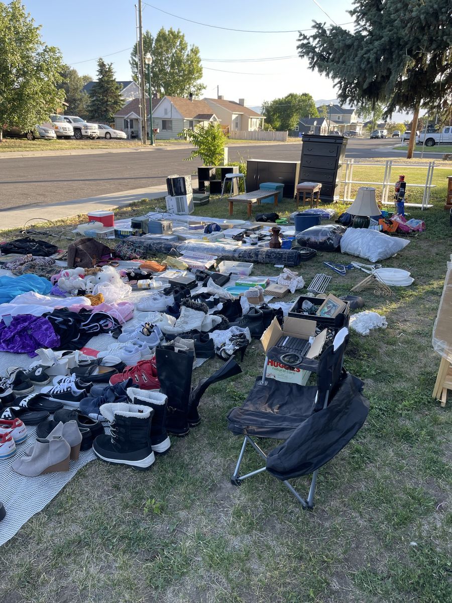 Yard sale Friday and Saturday 5/6 June