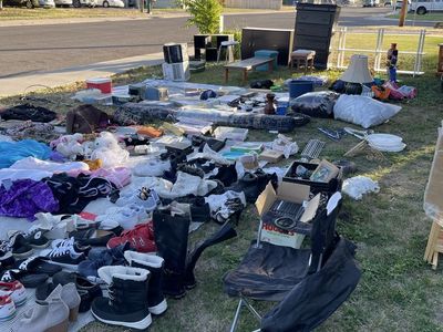 Yard sale Friday and Saturday 5/6 June
