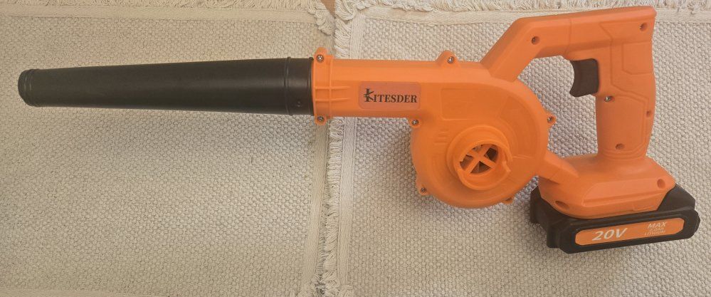 KITESDER 20V Cordless Electric Leaf Blower with 2.0Ah Battery and Charger - Lightweight & Portable