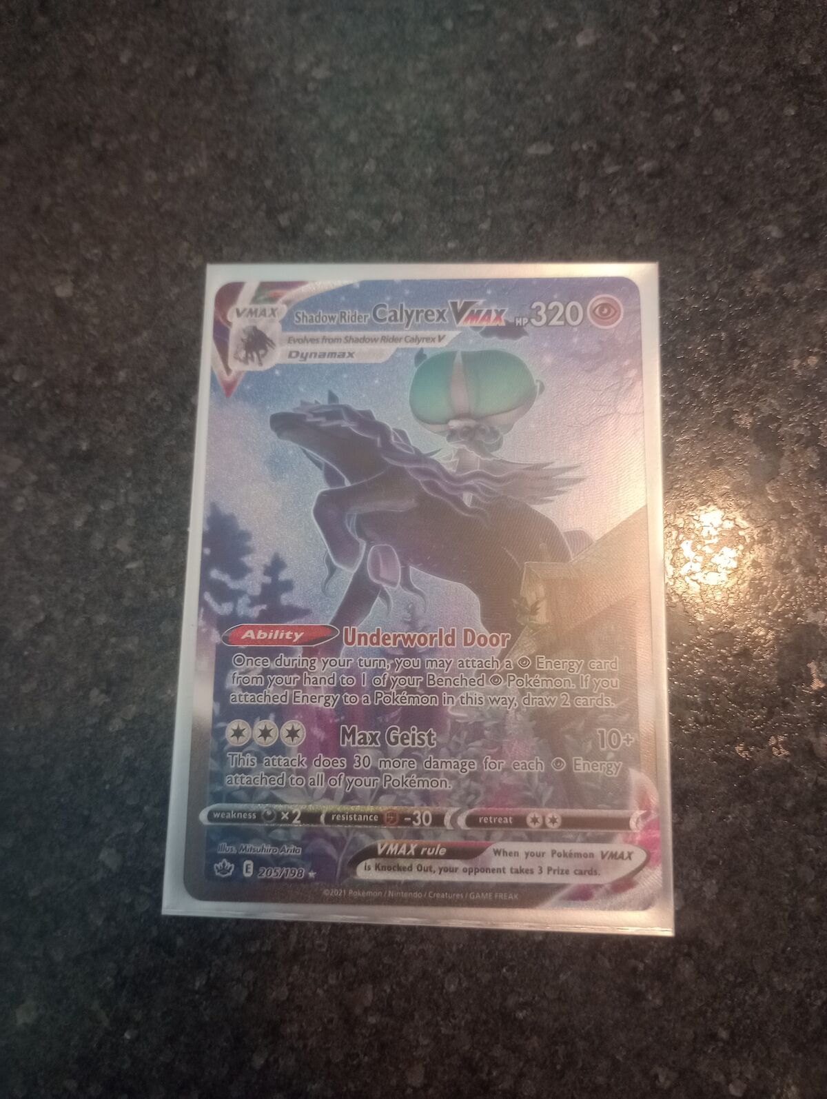 Shadow Rider Calyrex VMAX 205/198 FULL ART