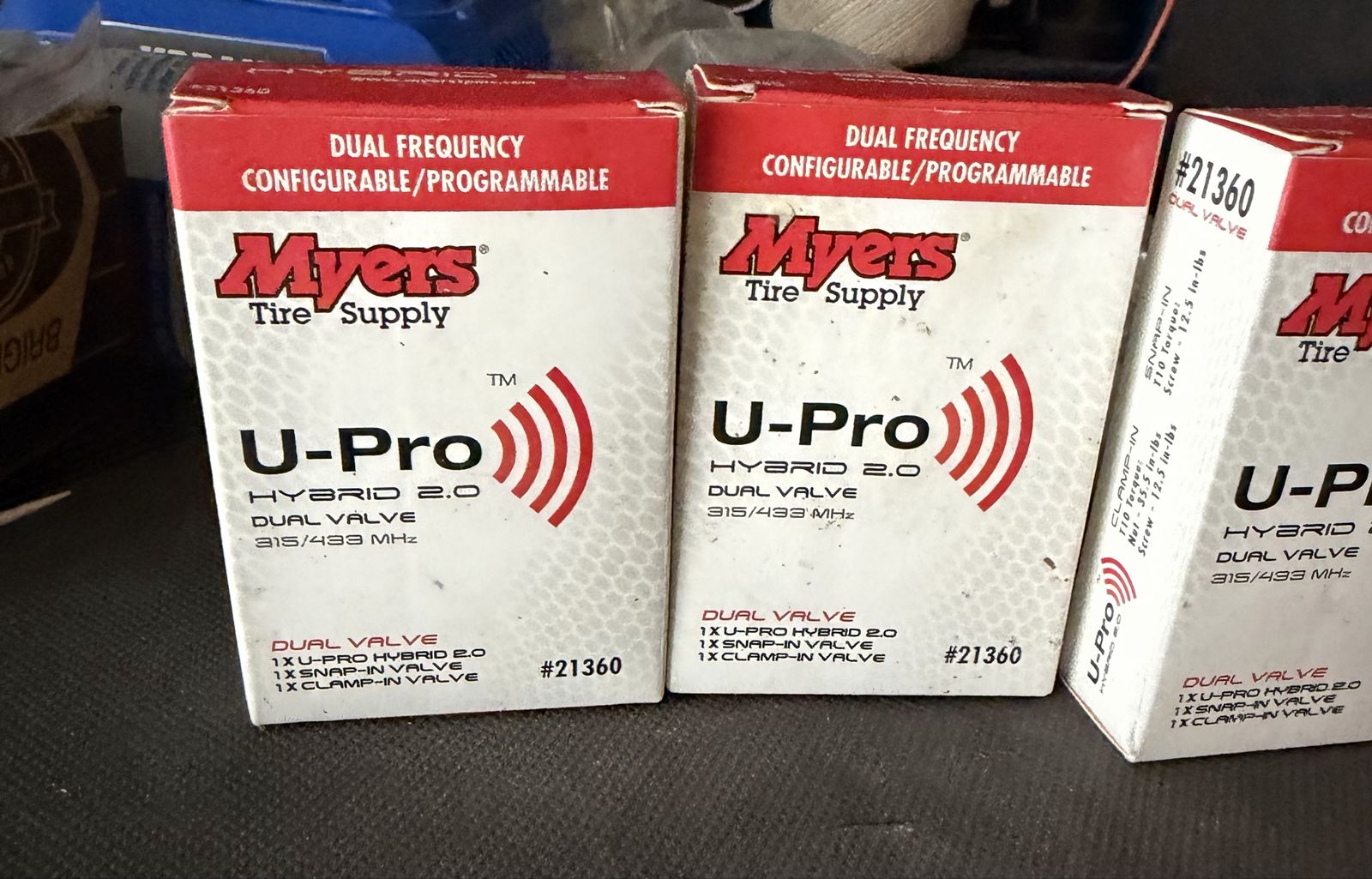 Myers Tire Supply U-Pro Hybrid 2.0 TPMS Sensors - Lot of 5