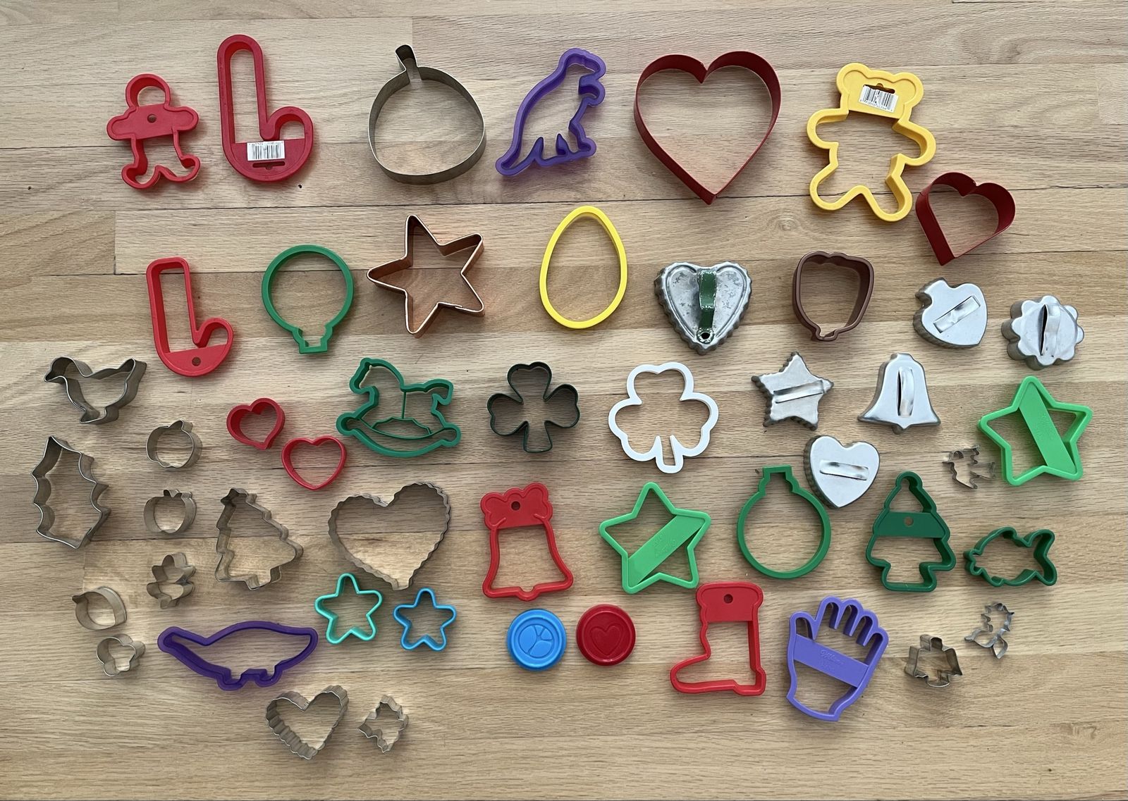 Lot of 50 Cookie Cutters