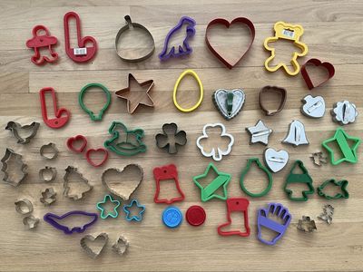 Lot of 50 Cookie Cutters