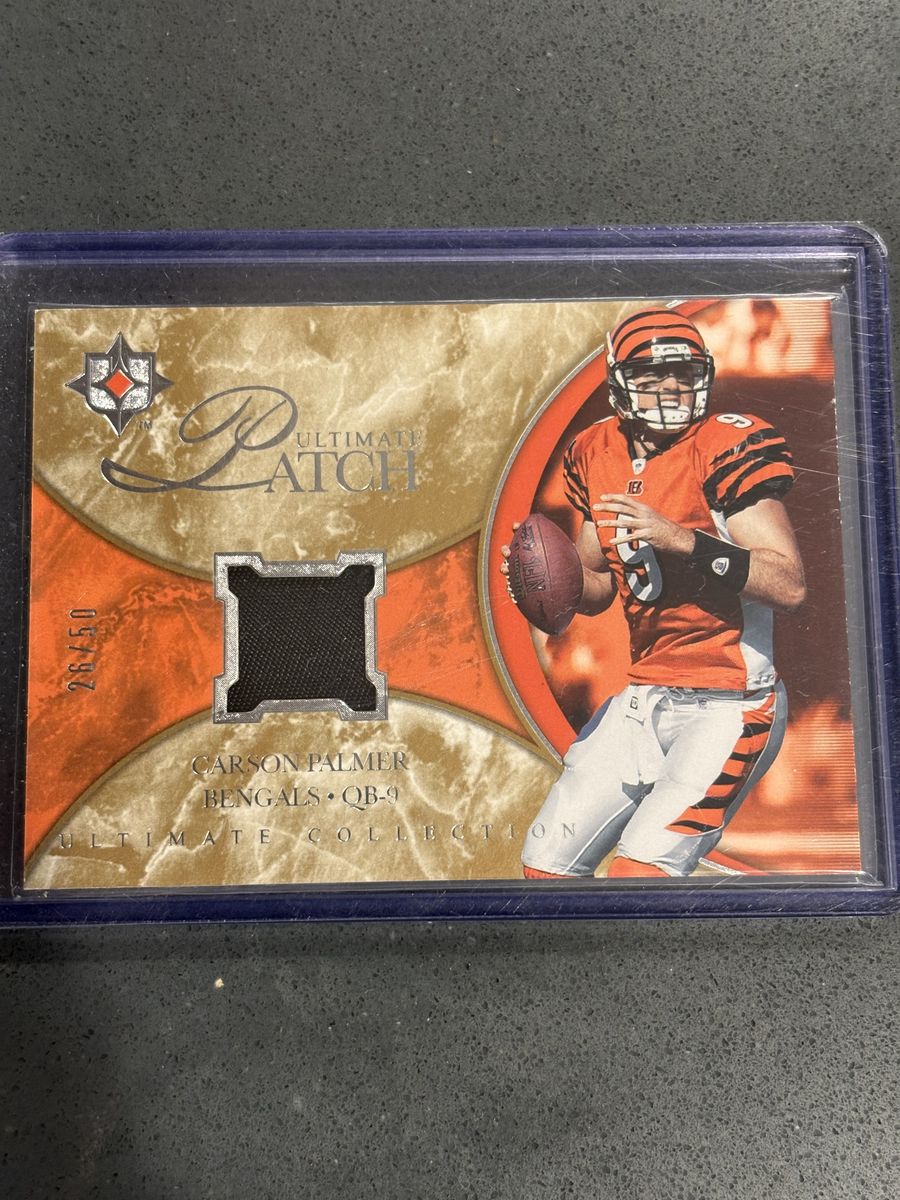 Carson Palmer Bengals game-used Patch /50!