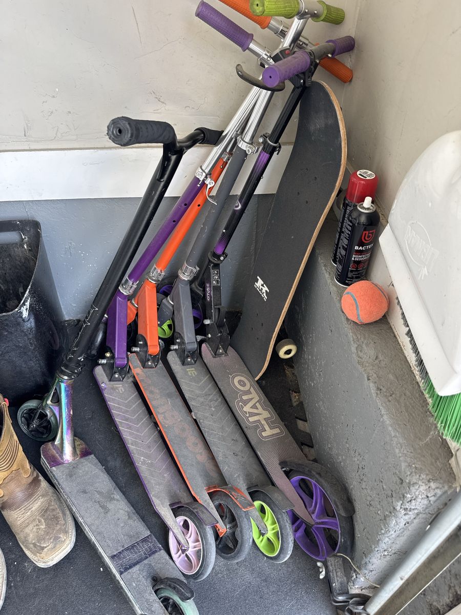 Halo & Mongoose Assorted Kick Scooters - Lot of 5 Used Freestyle Stunt Scooters