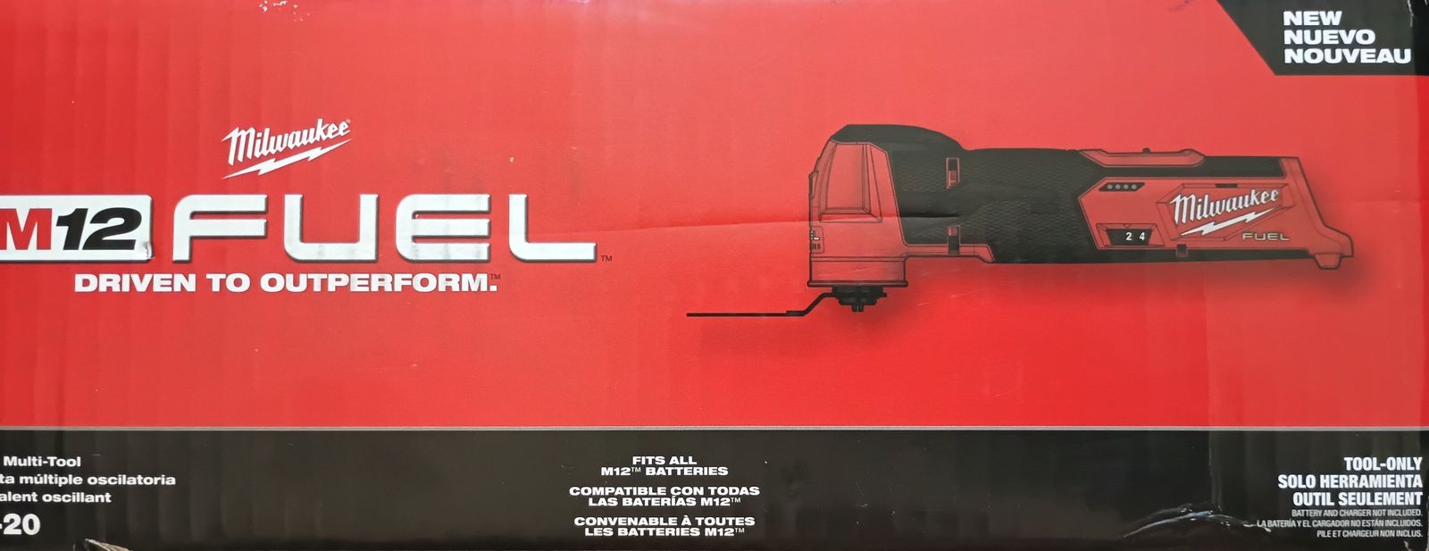 Milwaukee M12 Fuel Oscillating Multi-Tool 2526-20 Like New!