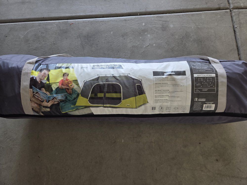 CORE 10 Person Instant Cabin Tent – Like New