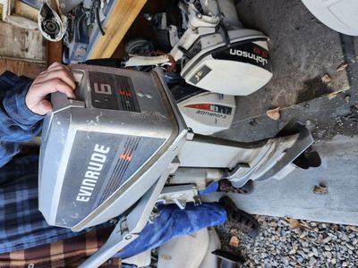 1986 evinrude 6 hp runs great