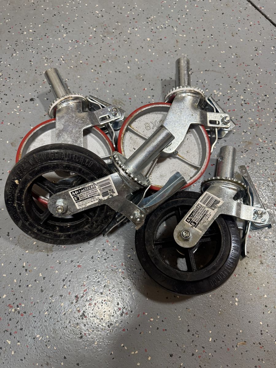Set of 4 Scaffold Wheels