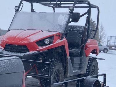 Kawasaki Teryx 750 UTV - Red, Serviced, Winch, Windshield, Rear Seat & Cage