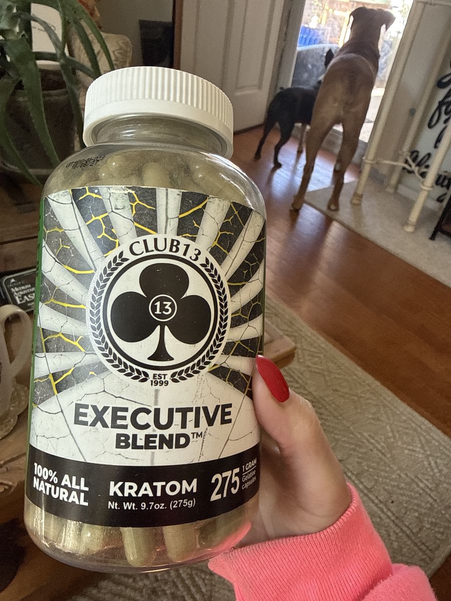 Kratom Supplement Capsules Executive Blend