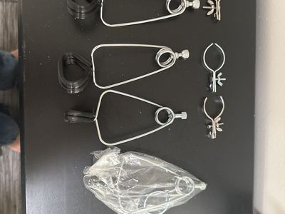 New & Used Lab Clamps, Condenser Holders & Flask Clamps - Assorted Set for Laboratory Use