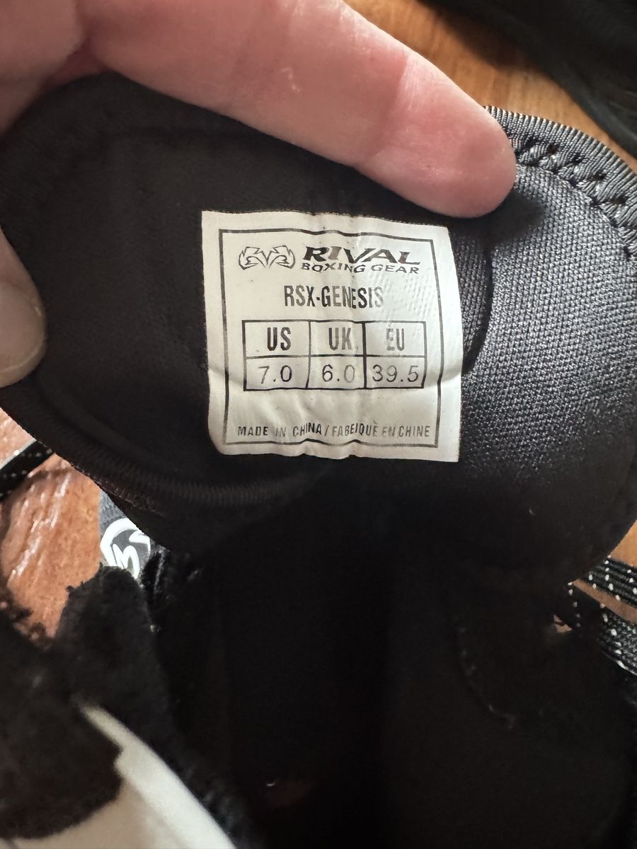 Rival Boxing Gear RSX-Genesis Boxing Shoes - US 7.0 (UK 6.0, EU 39.5)