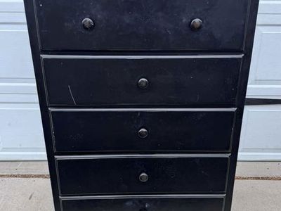 Black dresser