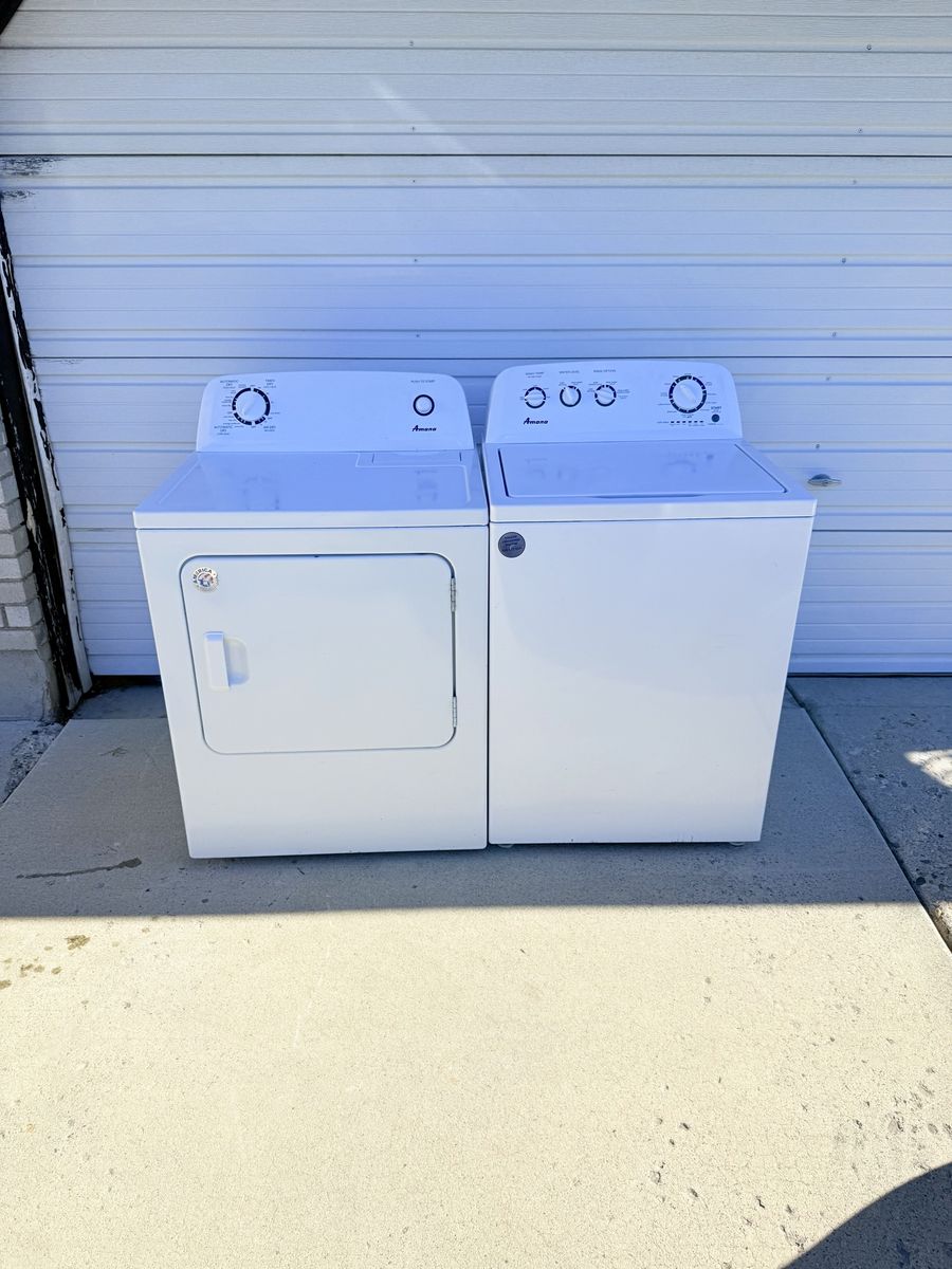 Amana washer and electric dryer