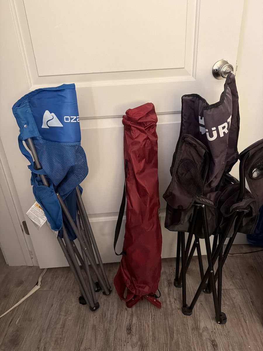 Camping Chairs – $15 Each or All 3 for $30 OBO