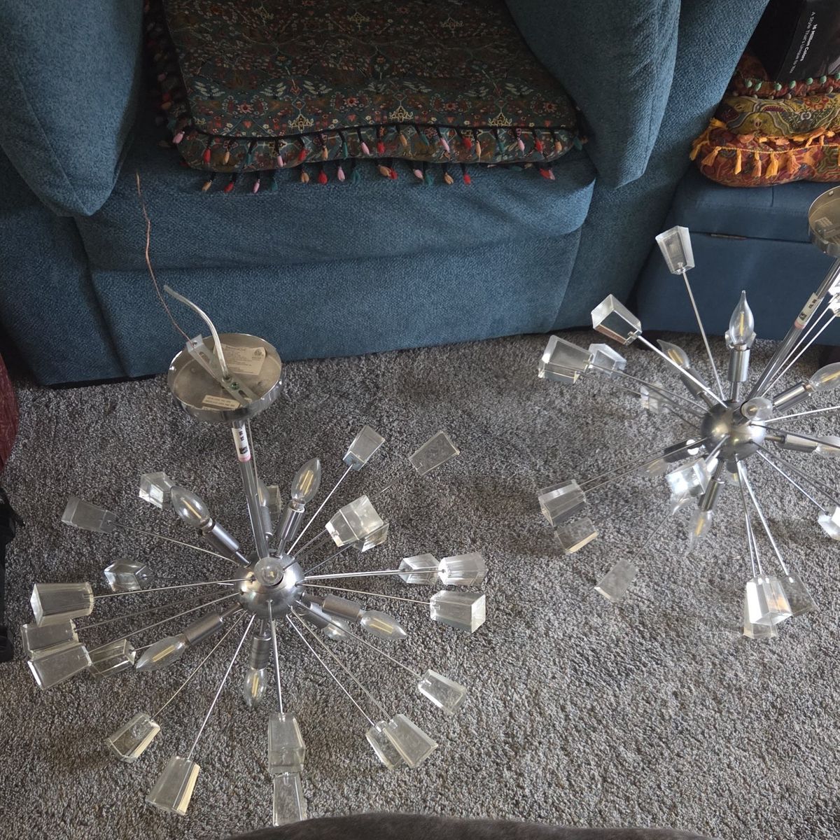 Art nouveau ceiling lights